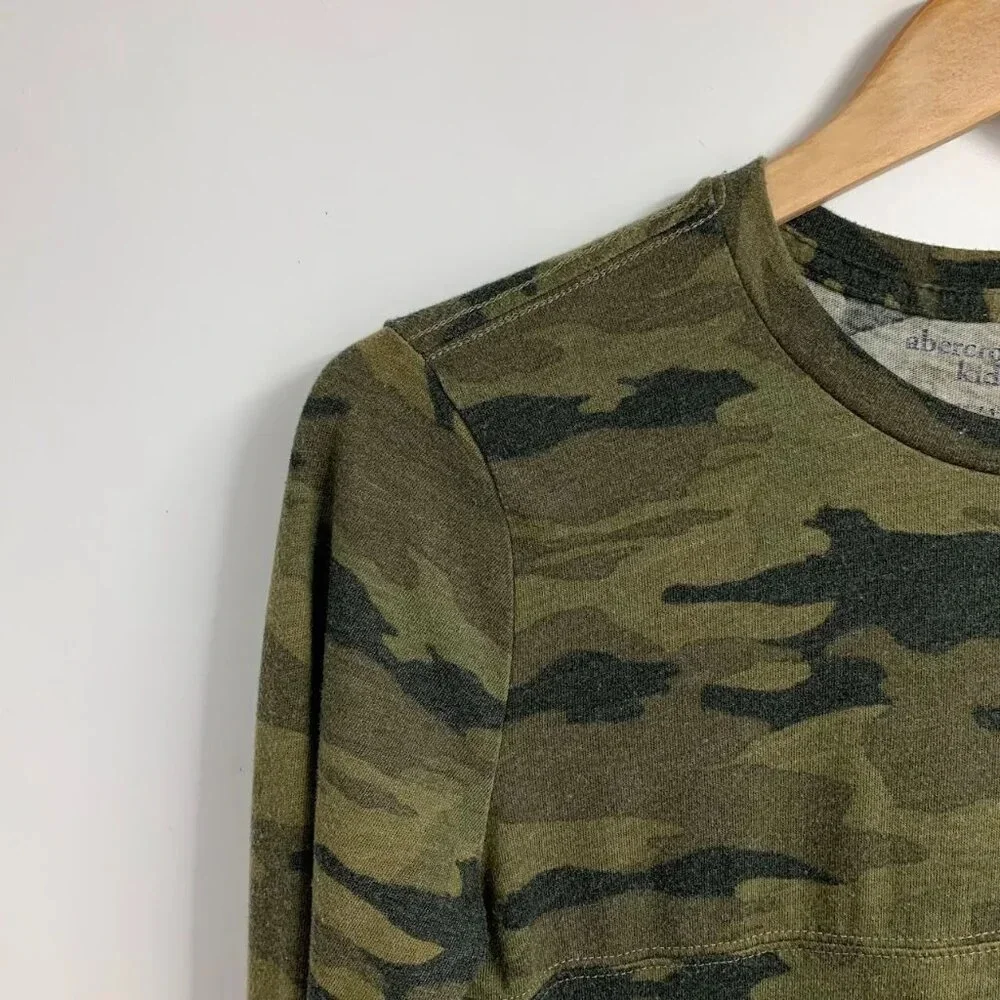 Abercrombie&Fitch Boys Camouflage & Tie Dye Long Sleeve Crew Neck Shirts Sz 11/1